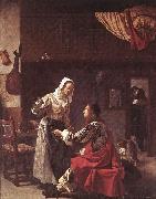MIERIS, Frans van, the Elder Brothel Scene ruu oil painting picture wholesale